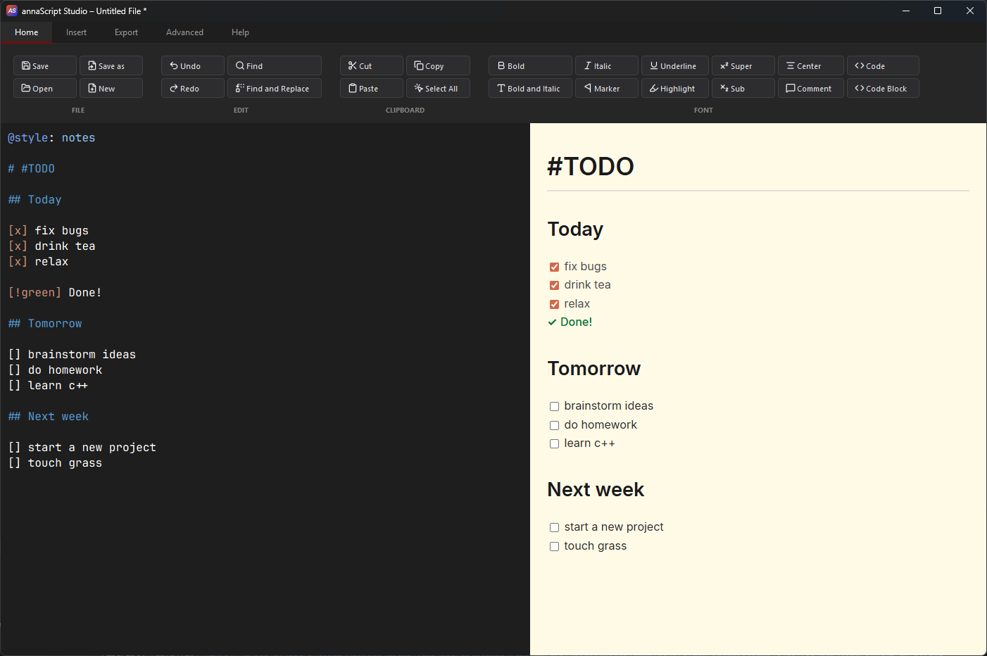 Studio Screenshot 2