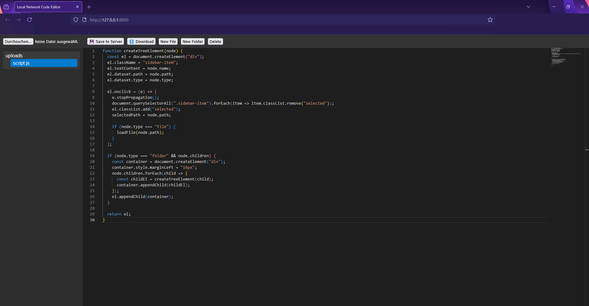 Screenshot of LANFileEdit