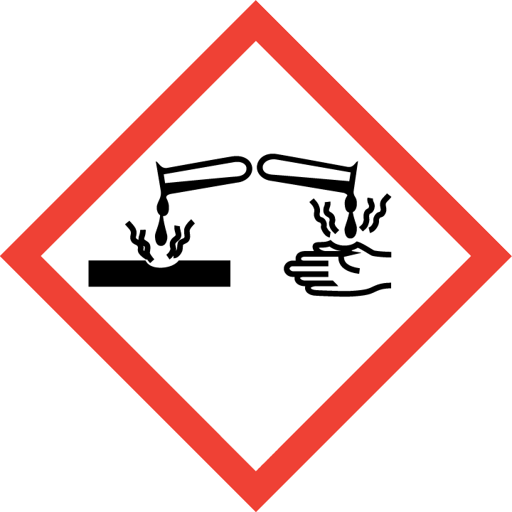 Warning Acidic Hazard