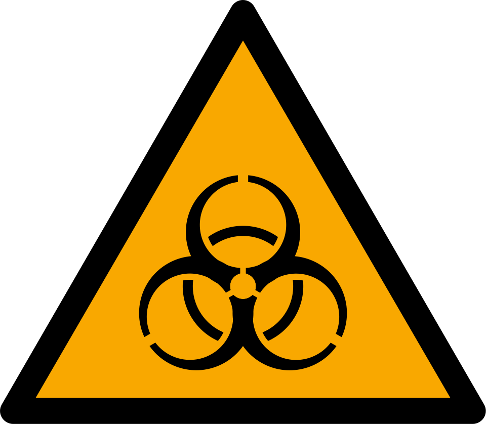 Warning Biological Hazard - Triangle