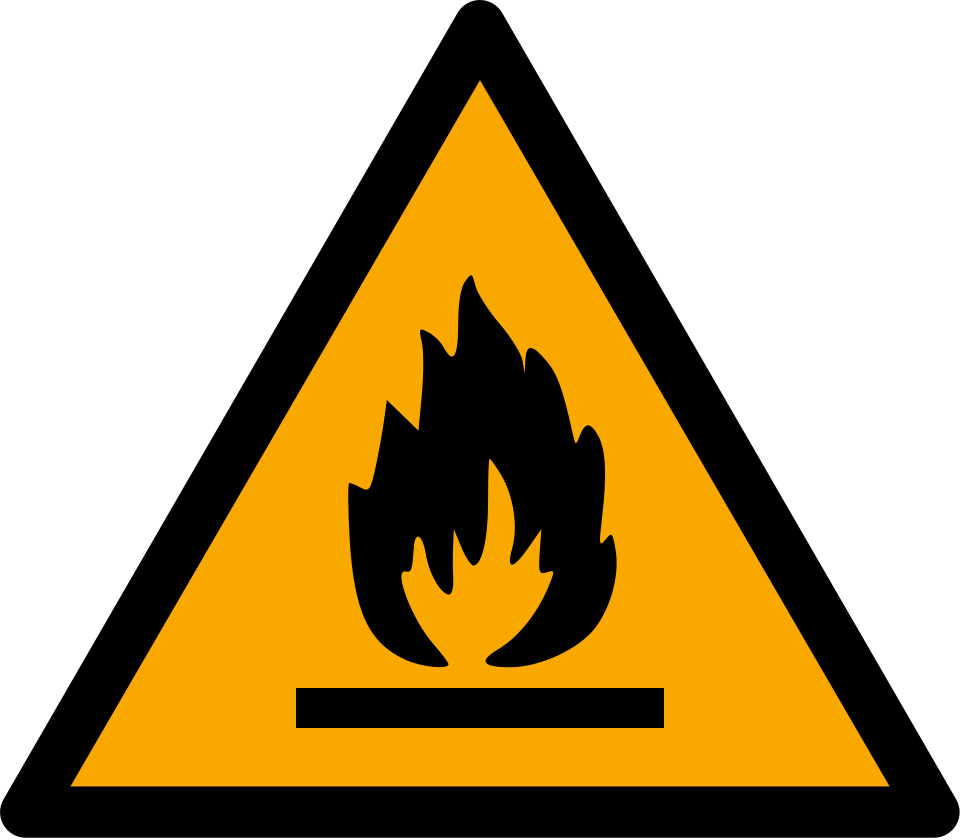 Warning Fire Hazard - Triangle